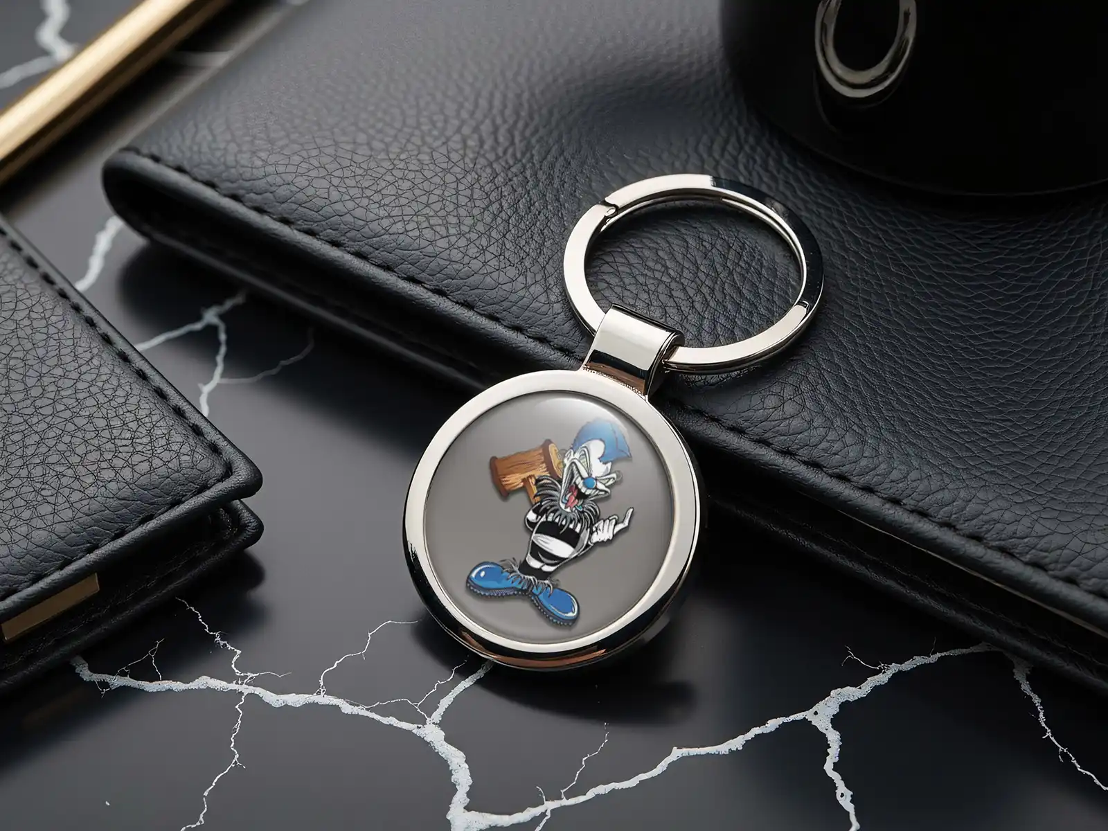Pet Keyfob Steel Stylish Max